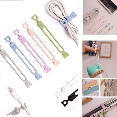 Reusable Silicone Cable Organizer Strap