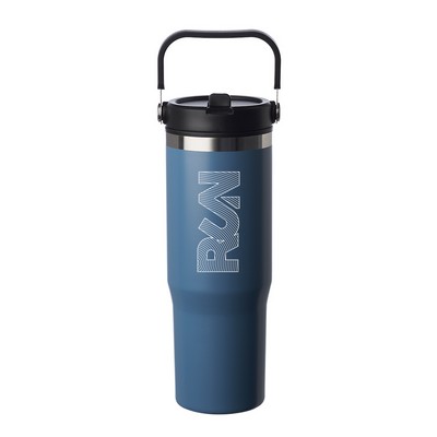 30 oz. Bayshore Stainless Steel Travel Mug (1 Color Imprint)