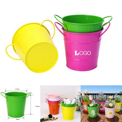 Multipurpose Small Metal Bucket