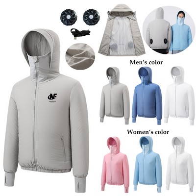 Summer UV Proof Sun Protection Outdoor Fans Jacket