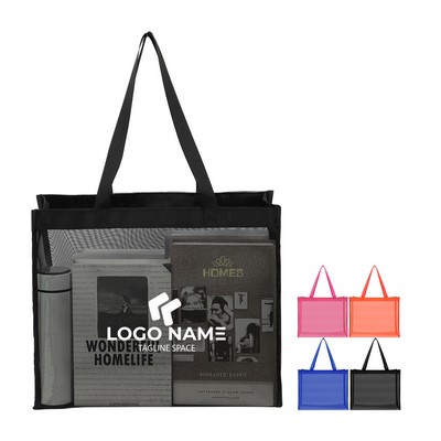 Extra Large Reusable Mesh Beach Tote