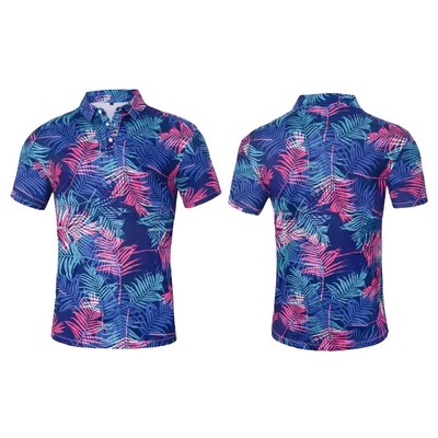 Unisex Sublimation Full Color Polo Shirt