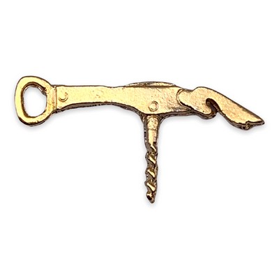 Stock Corkscrew Lapel Pin