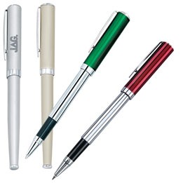 Glossy Lacquer Coating Finish Brass Construction Roller Ball Pen