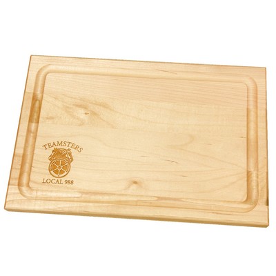 Wood Cutting Board w/Juice or Crumb Groove