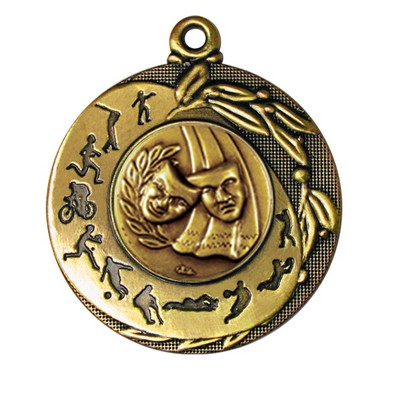Stock Sport Silhouettes 2" Medal- Drama