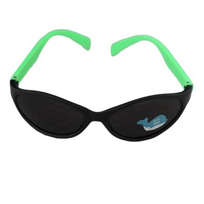 Kids Wrap Oval Sunglasses