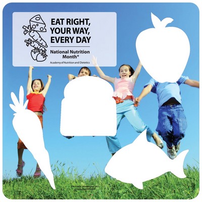 Laminated Healthy Eating Stencil