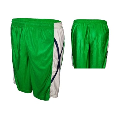 Youth Cool Mesh Short w/ Side Contrast X Panel & Piping (5" Inseam)