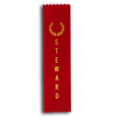 Steward Standard Stock Ribbon w/ Pinked Ends (2"x8")