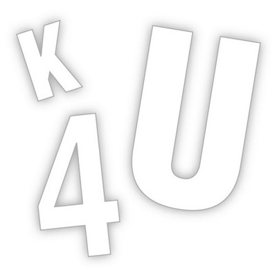 8" Individual White Letters or Number Sticker