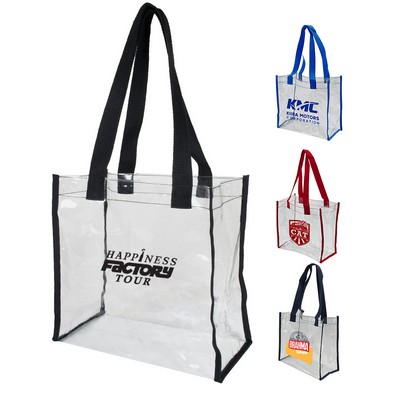 Clear Vinyl Tote Bag