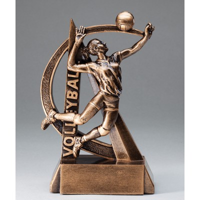 Volleyball, Female - Ultra Action Sports Resin - 6 1/2"