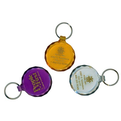 Diamond Cut Key Tag
