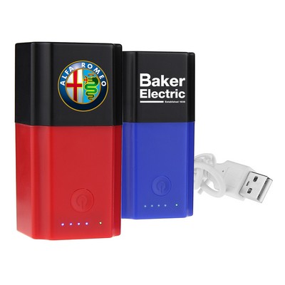 iPosh 2" 1 2200mAh Power Bank & Wall Charger (Blue)