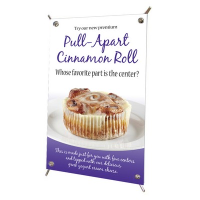 Table Top Mini X-Stand With Poly Film Material. Full Color