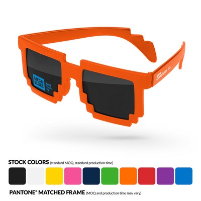 Pixel Sunglasses W/ 1-Color Imprints