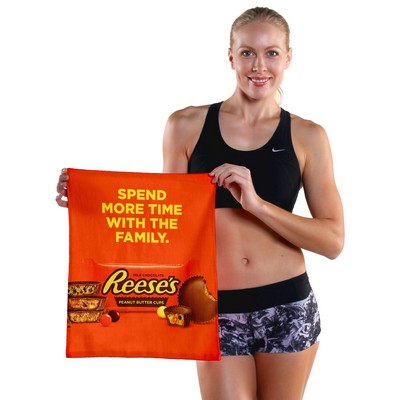 15" x 18", 1.5 lb., Sublimated Rally Towel