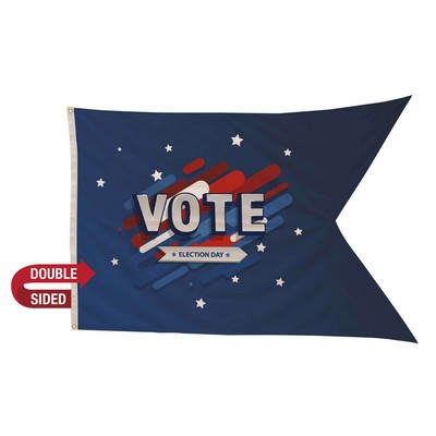 4' x 6' Nylon Guidon Flag Double-Sided