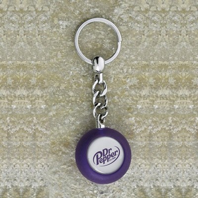 Round Frosted Domed Key Holder