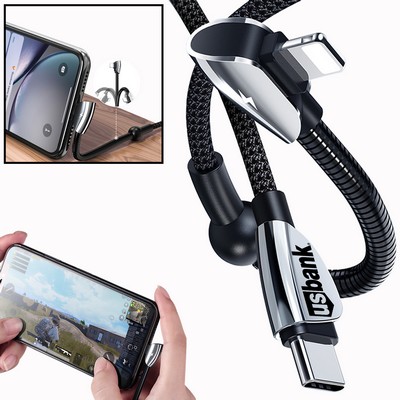 Charging Cable w/Self-Contained Bracket (Shorter Production Time)