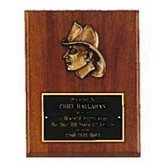 Wexford Series American Walnut Firematic Award Plaque (7"x 9")