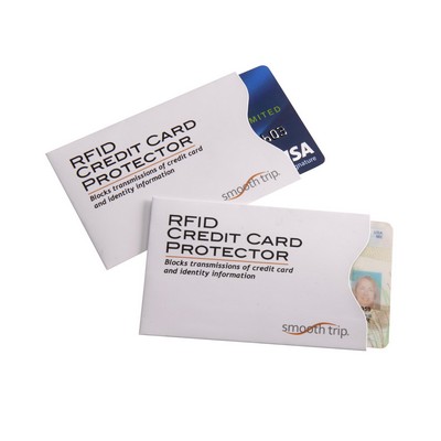 White Smooth Trip Travel Gear by Talus® RFID Blocking Card Protectors, 2 Pack