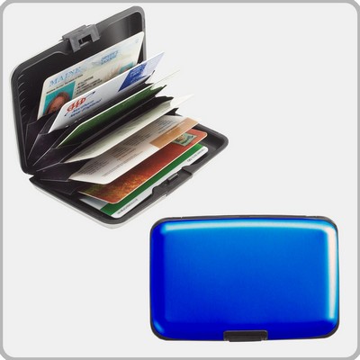 Blue Smooth Trip Travel Gear by Talus® RFID Blocking Aluminum Card Case