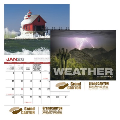 HotLine® Products Weather Almanac Appointment Calendar - Stapled