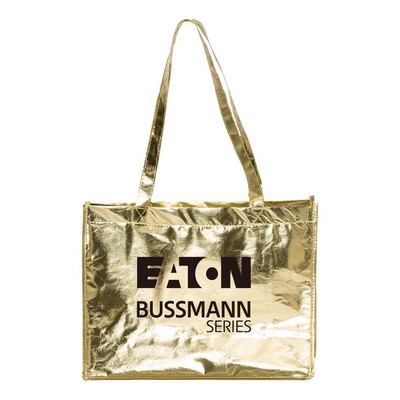 Large Metallic Tote Bag