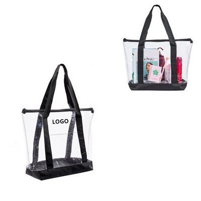 Large Clear Stadium Bag/Tote Bag