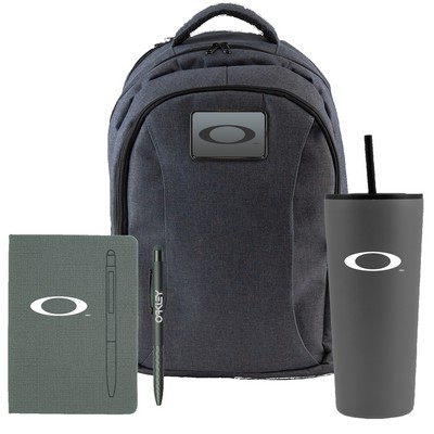 Premium Gift Set with Backpack, Tumbler & Soft-Touch Notebook