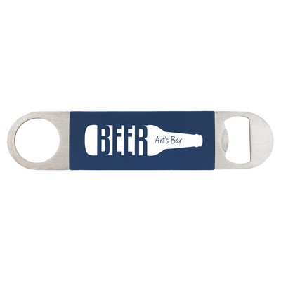 Navy Silicone & Stainless Steel Bottle Openers
