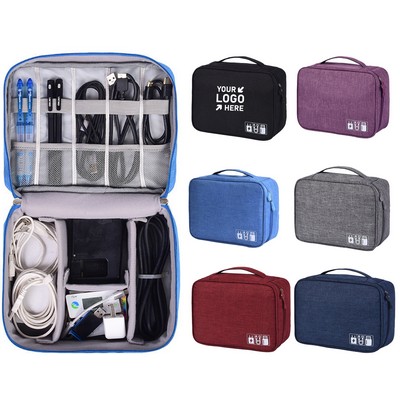 Travel Electronics Organizer Bag