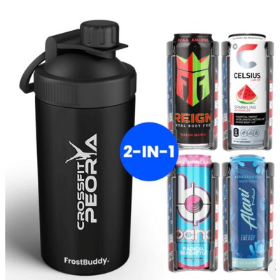 16 Oz. FrostBuddy® Universal Buddy 2-In-1 Protein Shaker