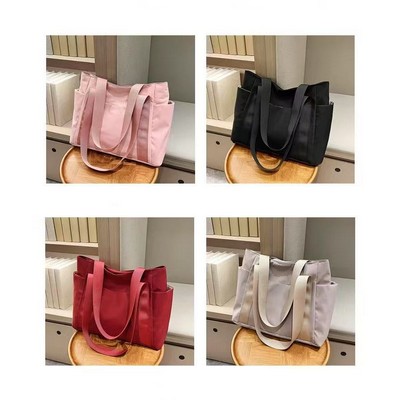 Stylish Waterproof Oxford Tote Bag for Women and Girls