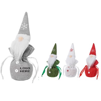 Christmas Knitted Doll Gift Bags