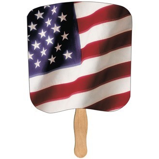 Flag Hand Fan Full Color (2 Sides)