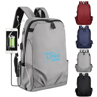 Business Laptop Backpack w/Charge Port