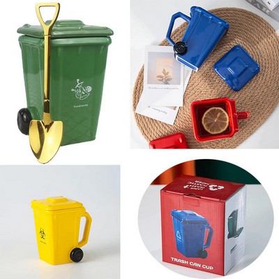Creative Trash Can Coffee Water Cups