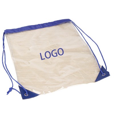 Transparent Drawstring Backpack - Multi-Color