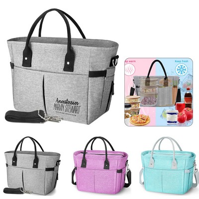 Insulated Lunch Cooler Tote Bag