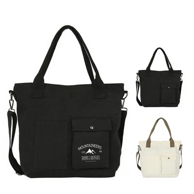 Canvas Shoulder Tote Bag