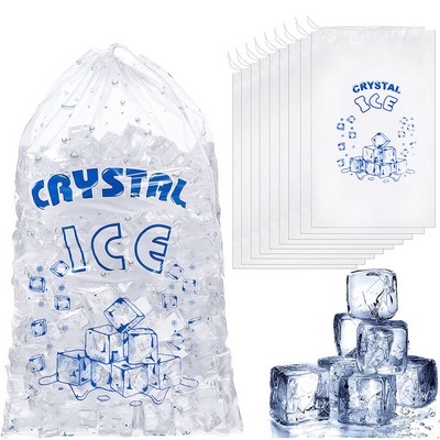 8 Lb Drawstring Ice Bag
