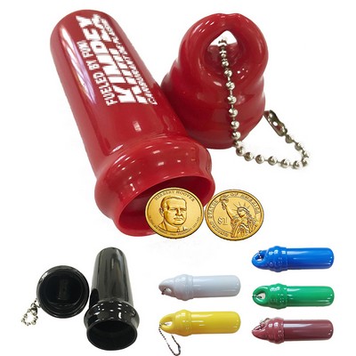 Floating Keytainer Capsule Coin Case