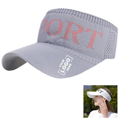 Breathable Wide-brim Sun Visor with Headband