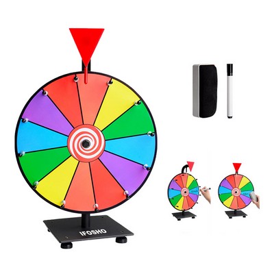 12 Inch Heavy Duty Spinning Prize Wheel with 12 Color Slot