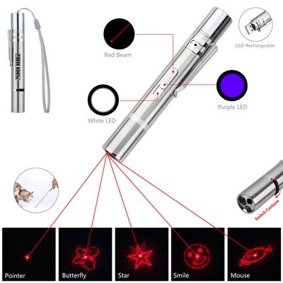 Multi-functional Metal Flashlight