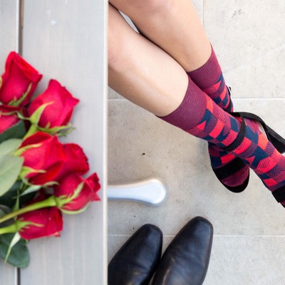 Dress Anniversary Socks - Stylish Gifts to Commemorate Your Love - American Made