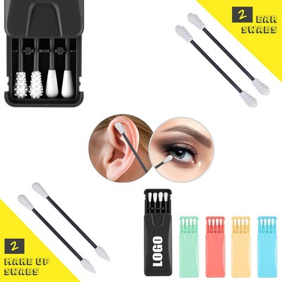 4 IN 1 Reusable Swab With Slide Case